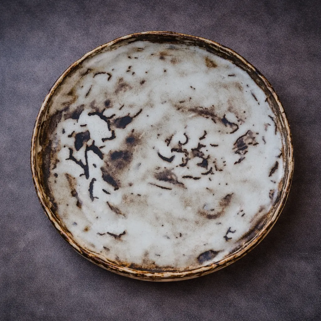 [PLR2603] Rustic Flat Plate 27cm - Maïa Ceramics