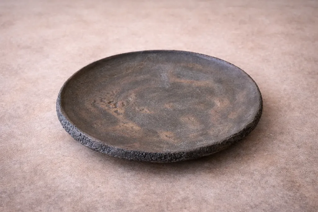 [PNO2604] Plato Neumático Óxido 26cmx3cm 3 unidades - Maïa Cerámica