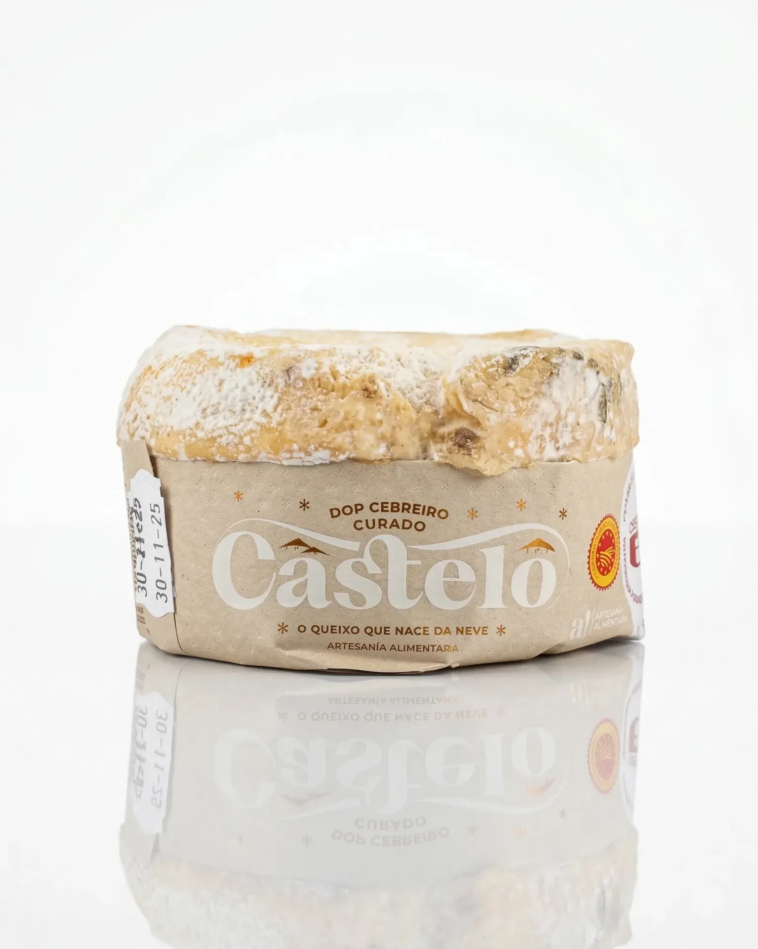 Queso Curado D.O.P. Cebreiro 400g - Quesería Castelo