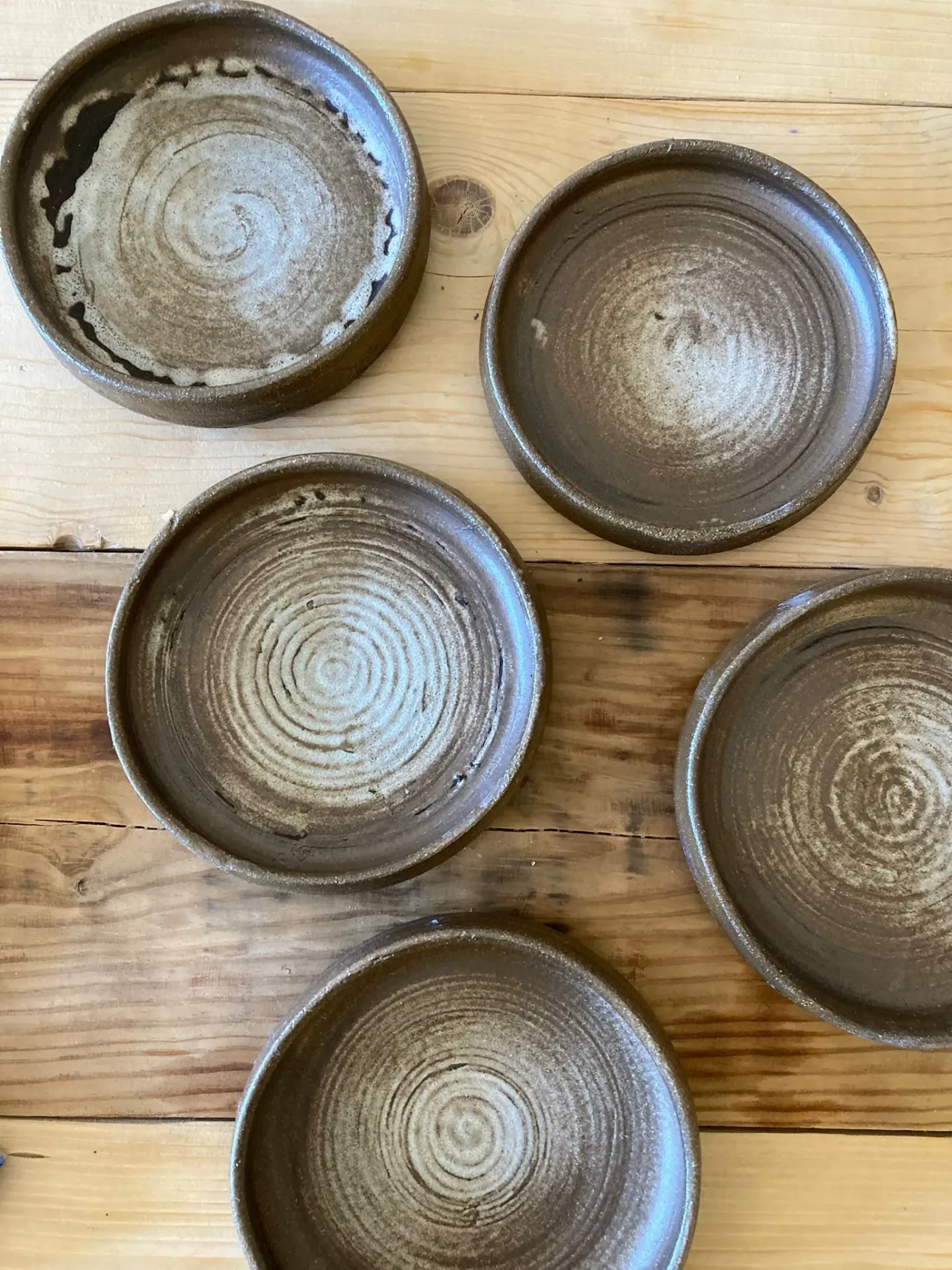 [CVP2631] Stone effect candle bowl (16x3 cm) 6 Units. Maïa Ceramics