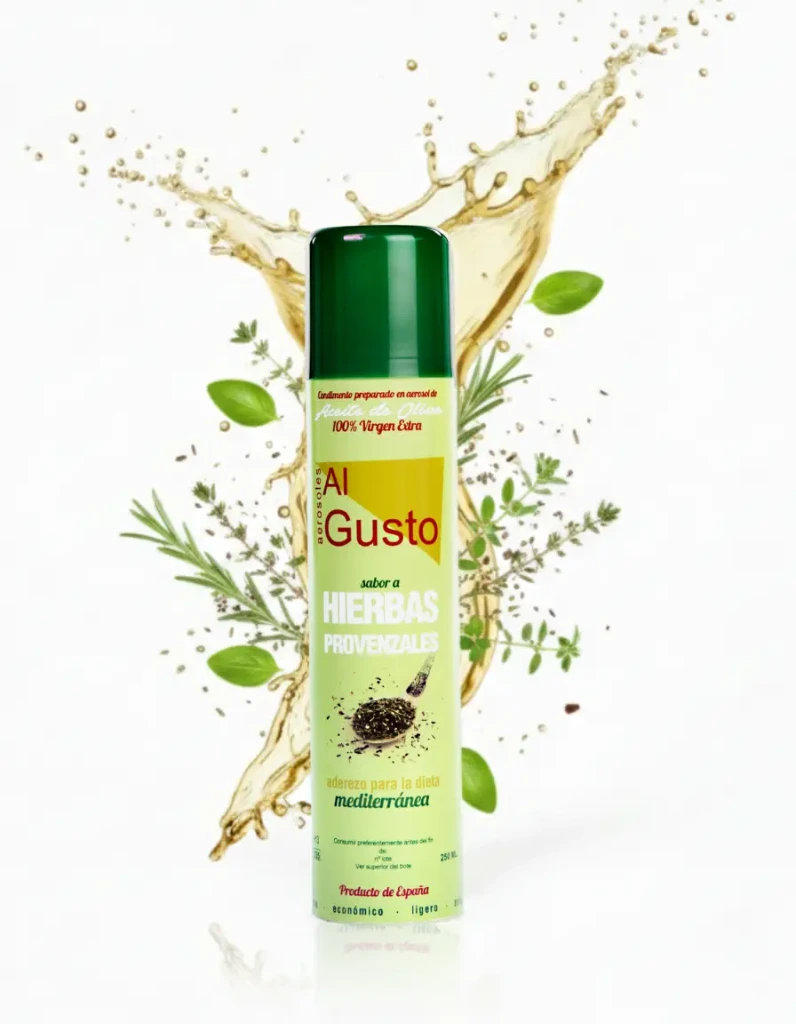 Extra Virgin Olive Oil Provencal Herbs Flavour (Aerosol) 250 ml.