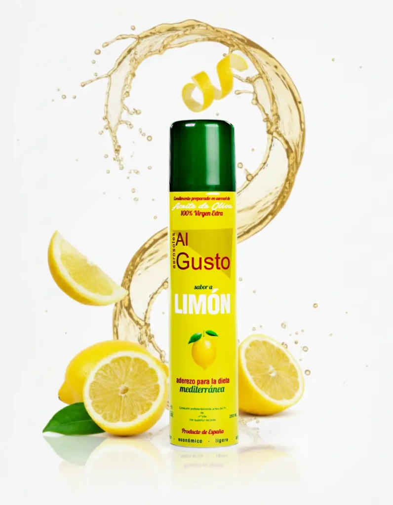 Extra Virgin Olive Oil Lemon Flavour (Aerosol) 250 ml.