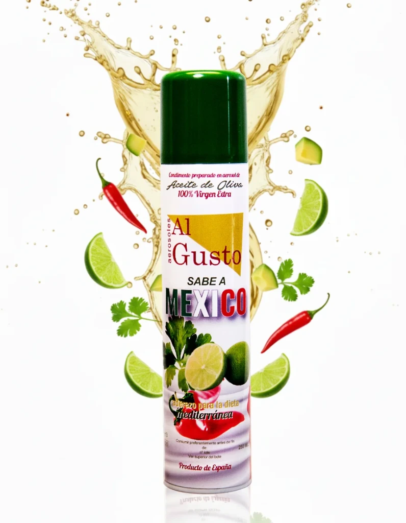 Extra Virgin Olive Oil Mexico Flavour (Aerosol) 250 ml.