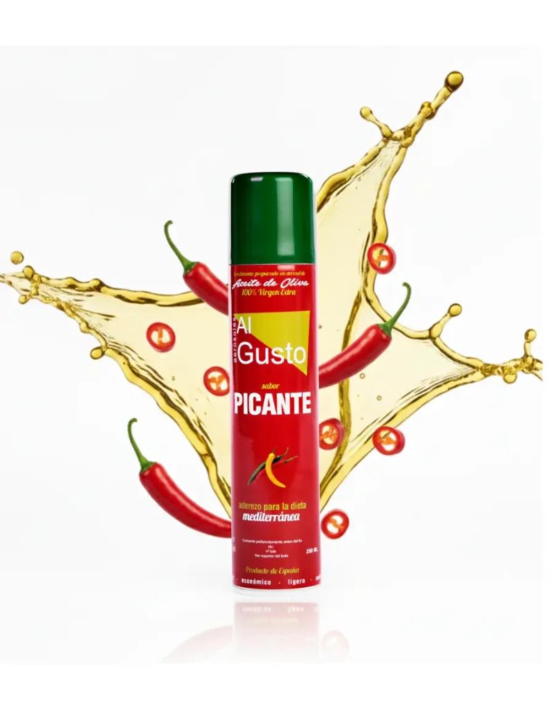 Extra Virgin Olive Oil Spicy Flavour (Aerosol) 250 ml.