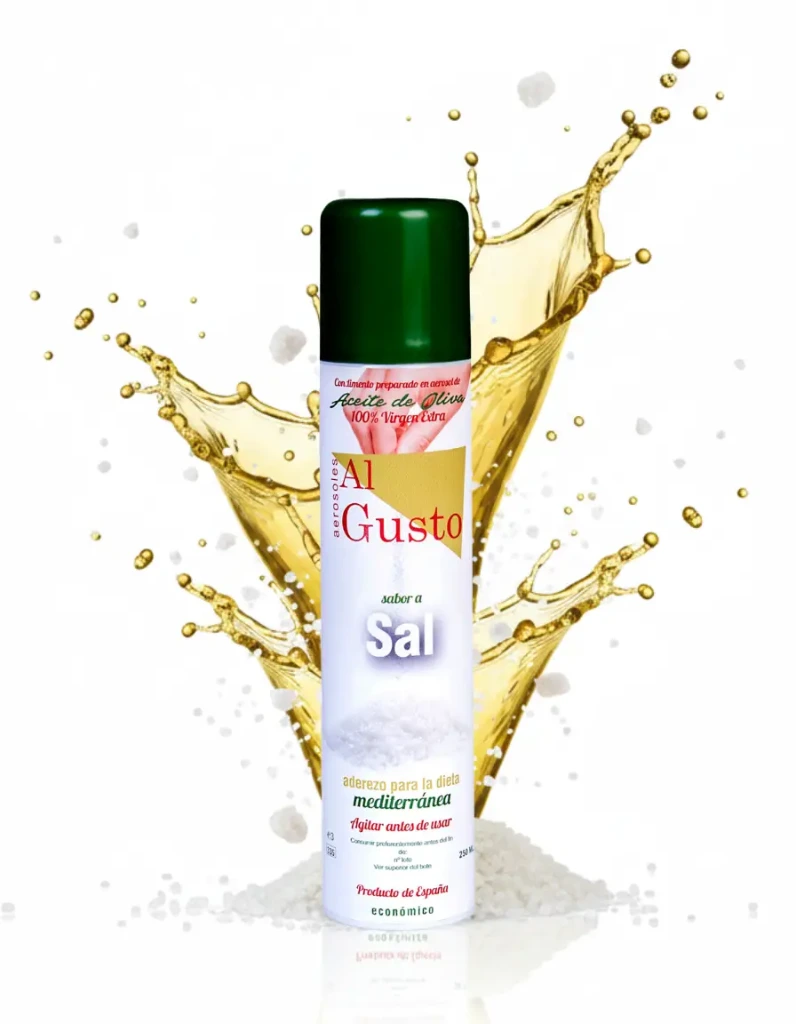 Extra Virgin Olive Oil Salt Flavour (Aerosol) 250 ml.