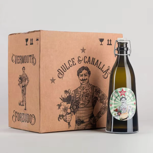 Caja 6 Vermouth Blanco Forzudo 1L | Pack Fresco Premium