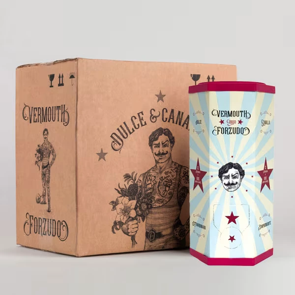 Caja 2 BIB Vermouth Rojo Forzudo 3L | Gran Formato
