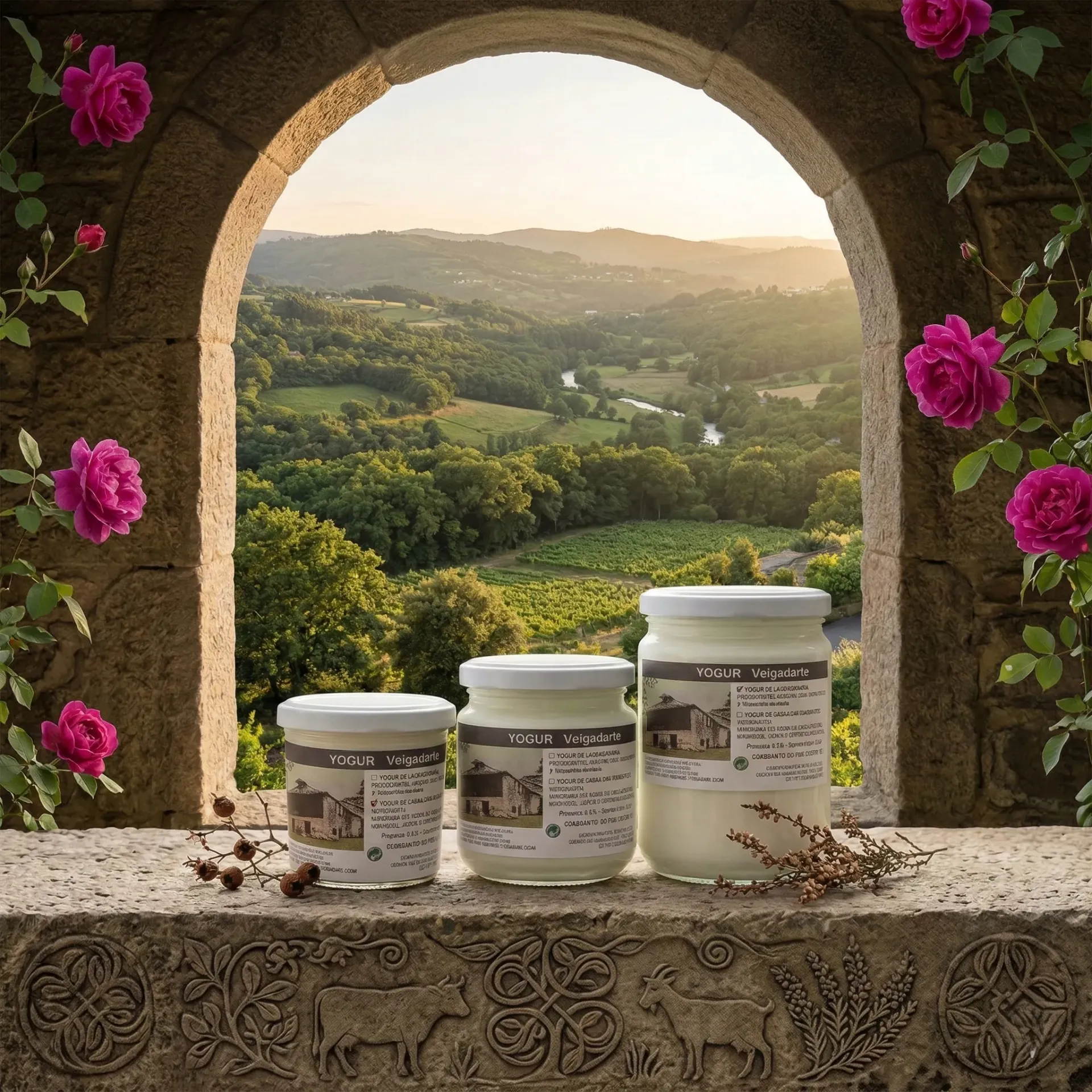 Yogur de Cabra con Arándanos (180g)