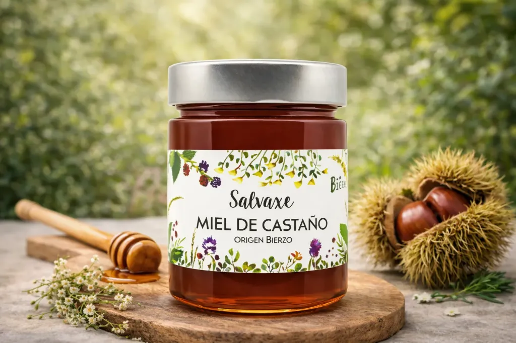Wild Chestnut Honey Organic 485g