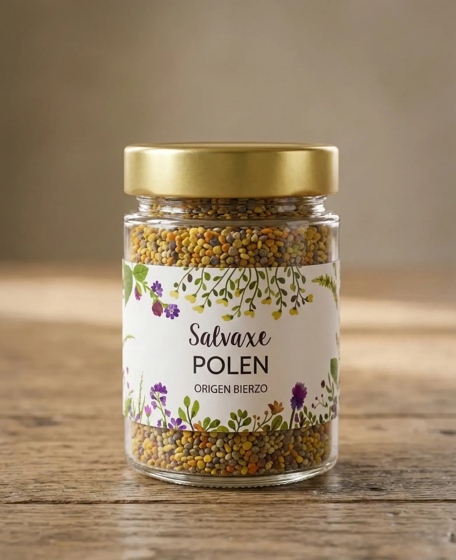 Organic Dehydrated Pollen 1 kg. Salvaxe