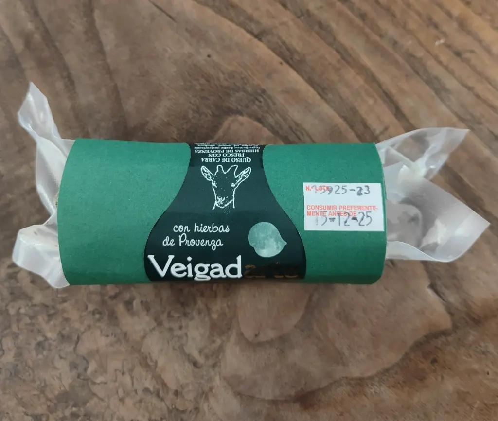 Queso Fresco de Cabra con Hierbas de Provenza (200g)  - Veigadarte