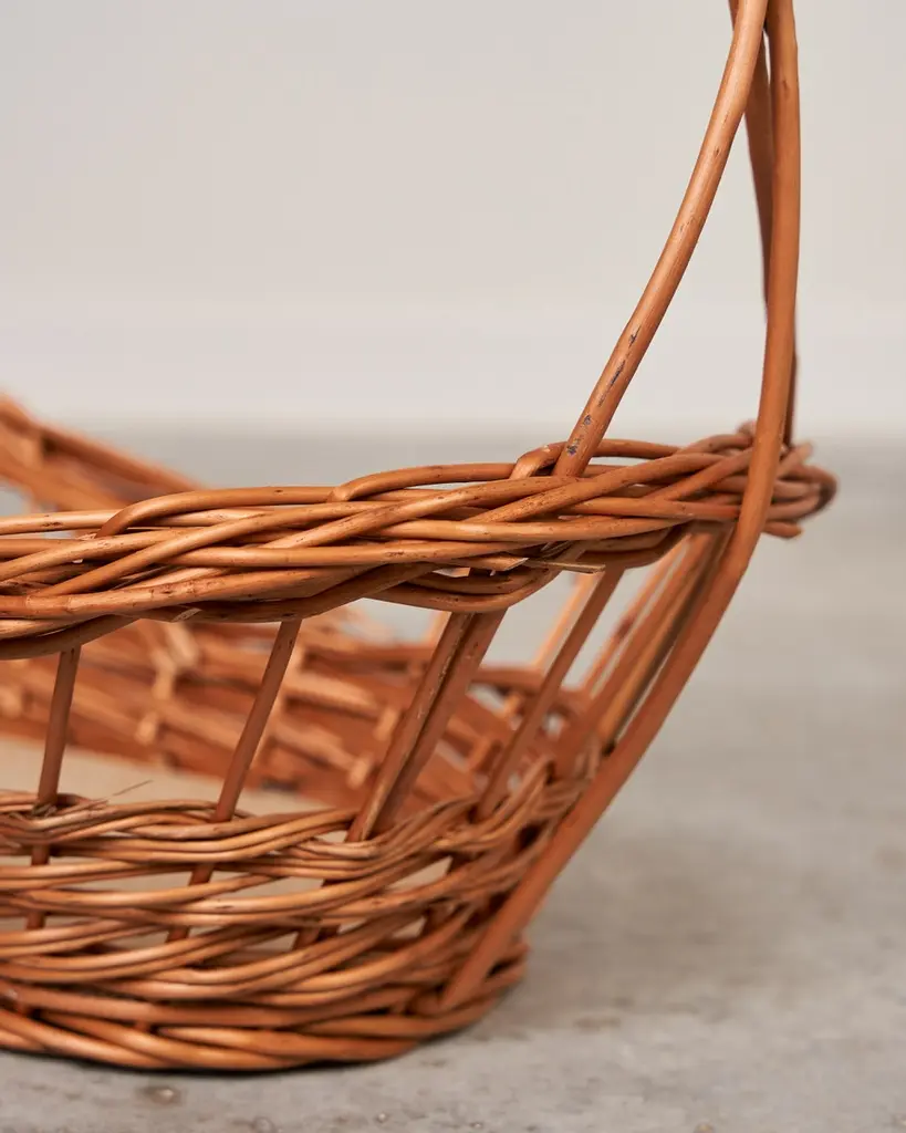 [PN500010] Cesta mimbre navidad 55 cm.