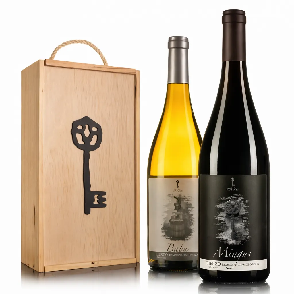 Wooden Box 1-Mingus/1-Babu (D.O. Bierzo)