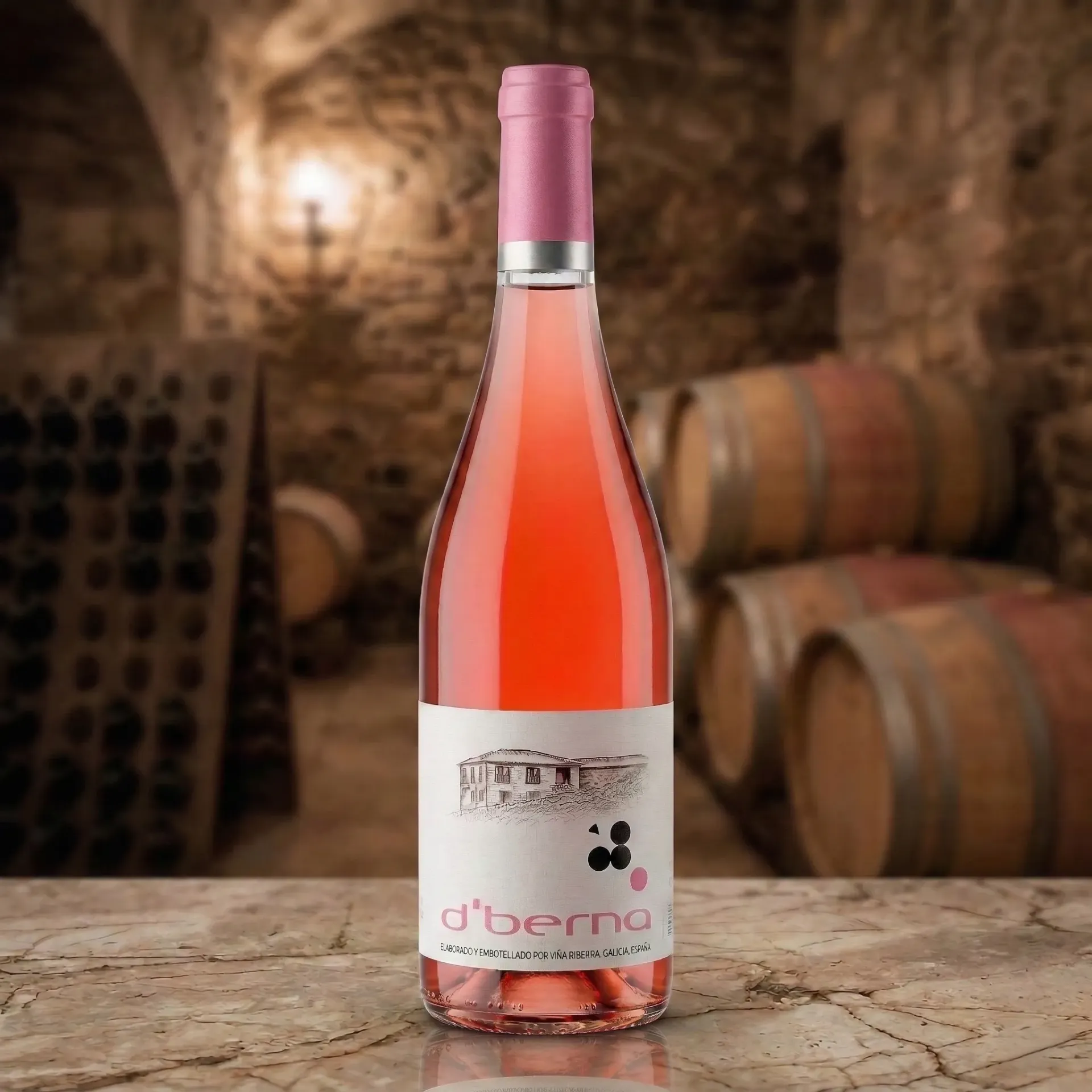 d´Berna Rosé Wine 750 ml.