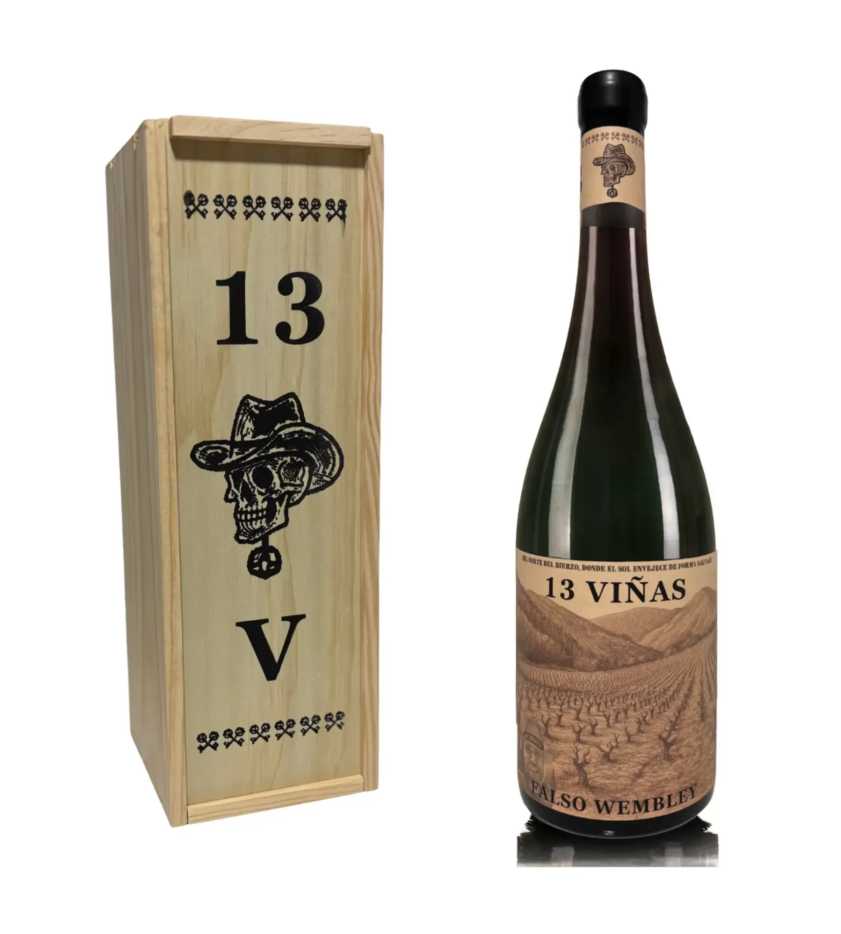 Falso Wembley 2023 750 ml. Edición limitada. 13 viñas