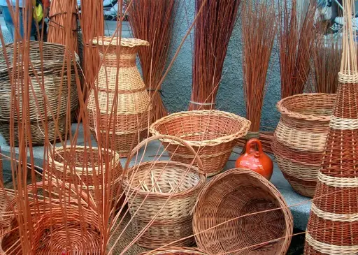 Cesta de Mimbre 